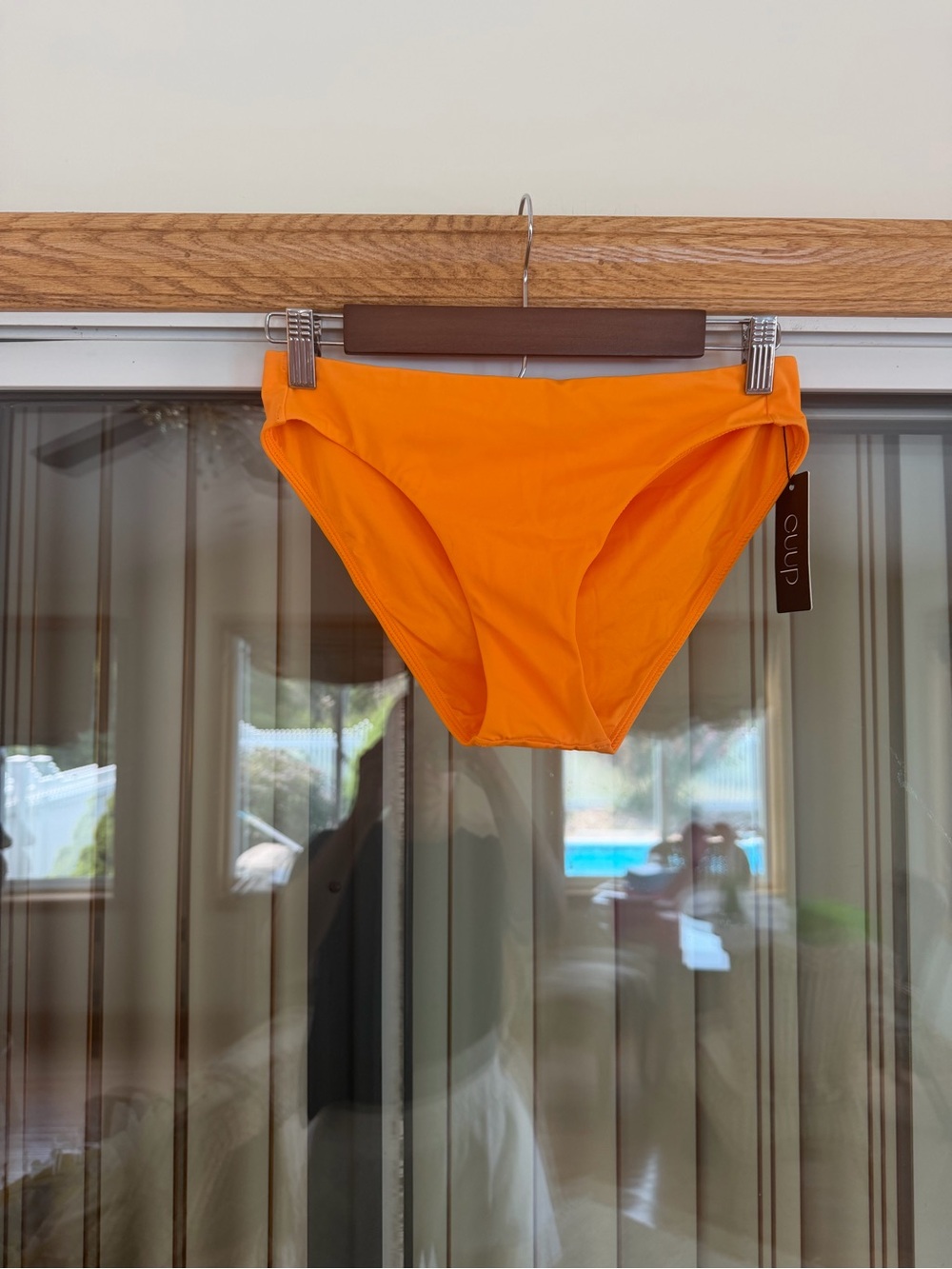 NWT CUUP Bright Orange The Brief Swim Bottom